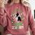 My Boston Terrier Is My Lucky Charm Paw Dog St Patrick's Day Comfort Colors Sweatshirt Crimson