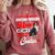 Boston Terrier Mom American Gentleman Dog Mother's Day Comfort Colors Sweatshirt Crimson