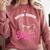 Boston Terrier Mom Comfort Colors Sweatshirt Crimson
