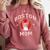 Boston Terrier Mom Dog Mother Comfort Colors Sweatshirt Crimson
