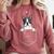 Boston Terrier In The Pocket Cute Boston Terrier Dog Lovers For Men Women Girls Kids Comfort Colors Sweatshirt Crimson