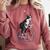 Boston Terrier Riding Bicycle Cute Bostie Biker Raglan Baseball Tee Comfort Colors Sweatshirt Crimson