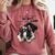 Boston Terrier Shirt I Didn't Fart My Butt Blew You A Kiss Comfort Colors Sweatshirt Crimson