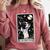 Boston Terrier Tarot Card Star With The Moon Men Women Kids Comfort Colors Sweatshirt Crimson
