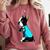 Boston Terrier Tattoos I Love Mom Comfort Colors Sweatshirt Crimson