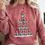 Boston Terrier Xmas Tree Lights For Men Women Boston Terrier Comfort Colors Sweatshirt Crimson
