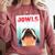 Boston Terriers Jowls Dog Mom Dog Dad Comfort Colors Sweatshirt Crimson