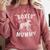Boxer Dog Mama Halloween Comfort Colors Sweatshirt Crimson
