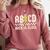 Boys Girls Teachers Rock Back To School ABCD Back In Class Comfort Colors Sweatshirt Crimson