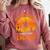 My Broom Broke So Now I Teach English Halloween Teacher Comfort Colors Sweatshirt Crimson
