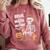 Bruh The Math Ain't Mathin' Show Your Work Halloween Teacher Comfort Colors Sweatshirt Crimson
