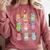 Bunny Reading Books Easter Day Librarian Teacher Book Comfort Colors Sweatshirt Crimson Bunny Reading Books Easter Day Librarian Teacher Book Comfort Colors Sweatshirt Crimson