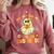 You Can't Scare Me I Teach 2nd Grade Halloween Teacher Ghost Comfort Colors Sweatshirt Crimson