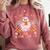 You Cant Scare Me I Teach Kindergarten Teacher Halloween Comfort Colors Sweatshirt Crimson