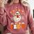 You Cant Scare Me I Teach Pre-K Teacher Halloween Comfort Colors Sweatshirt Crimson
