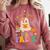 You Can't Scare Me I Teach Pre-k Teacher Halloween Ghost Men Women Kids Comfort Colors Sweatshirt Crimson