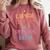 Capital Letters And Periods Bruh Bruh Teacher Women Comfort Colors Sweatshirt Crimson