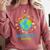 Celebrate Diversity Everyday Teachers & School Student Gift Comfort Colors Sweatshirt Crimson