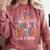 Childcare Teacher Negotiate With Toddlers Daycare Provider Comfort Colors Sweatshirt Crimson