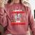 Christmas Math Teacher Hippopotenuse Math Lovers Xmas Comfort Colors Sweatshirt Crimson