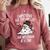 Christmas Surviving Teacher Life Meltdown Xmas Women Men Comfort Colors Sweatshirt Crimson