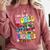 Color The World With Kindness Teacher Back To School Comfort Colors Sweatshirt Crimson Color The World With Kindness Teacher Back To School Comfort Colors Sweatshirt Crimson