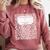 Composition Notebook Matching Group Halloween Teachers Comfort Colors Sweatshirt Crimson