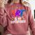 Cool Art For Men Women Art Teacher Artist Painter Superpower Comfort Colors Sweatshirt Crimson