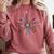 Cool Brush Heart Shape Art Teacher Paint For Artist Painter Comfort Colors Sweatshirt Crimson