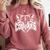 Cougars Teacher Student School Sports Fan Team Spirit Comfort Colors Sweatshirt Crimson