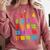 Counting 1-10 Learn To Count Number School Kids Teacher Comfort Colors Sweatshirt Crimson Counting 1-10 Learn To Count Number School Kids Teacher Comfort Colors Sweatshirt Crimson