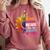 Cute I Became A Teacher Because Your Life Is Worth My Time Comfort Colors Sweatshirt Crimson