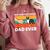 Cute Boston Terrier Best Boston Terrier Dad Ever Comfort Colors Sweatshirt Crimson