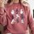 Cute Ghost Cat Playing Musical Halloween Music Teacher Comfort Colors Sweatshirt Crimson Cute Ghost Cat Playing Musical Halloween Music Teacher Comfort Colors Sweatshirt Crimson
