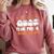 Cute Ghosts Pre-K Boo Crew Teachers Halloween Party Team For Men Women Kids Comfort Colors Sweatshirt Crimson