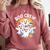 Cute Group Matching Teachers Halloween Comfort Colors Sweatshirt Crimson