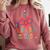 Cute Maestra Teacher Comfort Colors Sweatshirt Crimson