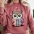 Cute Reading Owl Book Lover Teacher Librarian Bookworm Comfort Colors Sweatshirt Crimson Cute Reading Owl Book Lover Teacher Librarian Bookworm Comfort Colors Sweatshirt Crimson