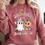 Daycare Boo Crew Groovy Halloween Floral Ghost Kid Teacher Comfort Colors Sweatshirt Crimson Daycare Boo Crew Groovy Halloween Floral Ghost Kid Teacher Comfort Colors Sweatshirt Crimson