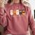 Daycare Teacher Halloween Infant Squad Spooky Childcare Fall Comfort Colors Sweatshirt Crimson
