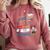 Disney Minnie Mouse Beautiful Day For Learning Teacher's Day Comfort Colors Sweatshirt Crimson Disney Minnie Mouse Beautiful Day For Learning Teacher's Day Comfort Colors Sweatshirt Crimson