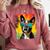Dog Boston Terrier Hawaiian Comfort Colors Sweatshirt Crimson
