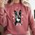 Dog Boston Terrier For Men Women Comfort Colors Sweatshirt Crimson