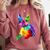 Dog Lover Boston Terrier Dog Colorful Boston Terrier Men Women Kids Comfort Colors Sweatshirt Crimson