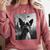 Dog Mom Dad Alien Selfie Boston Terrier UFO For Men Women Comfort Colors Sweatshirt Crimson