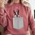 Dog In Your Pocket Boston Terrier For Men Women Girls Kids Comfort Colors Sweatshirt Crimson