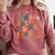 What Are We Doing Today Physical Education PE Teacher Women Comfort Colors Sweatshirt Crimson