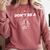Don't Be A Jerk Math Scholar Teacher Nerd Comfort Colors Sweatshirt Crimson