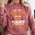 I Don't Need a Costume I'm An Art Teacher Retro Halloween Comfort Colors Sweatshirt Crimson