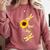 Dragonfly Sunflower Teacher Growth Mindset Choose To Shine Comfort Colors Sweatshirt Crimson